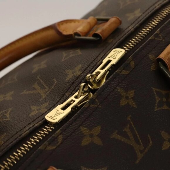 LOUIS VUITTON Monogram Keepall 55 Boston Bag M41424 LV Auth 131763 - Picture 14 of 16